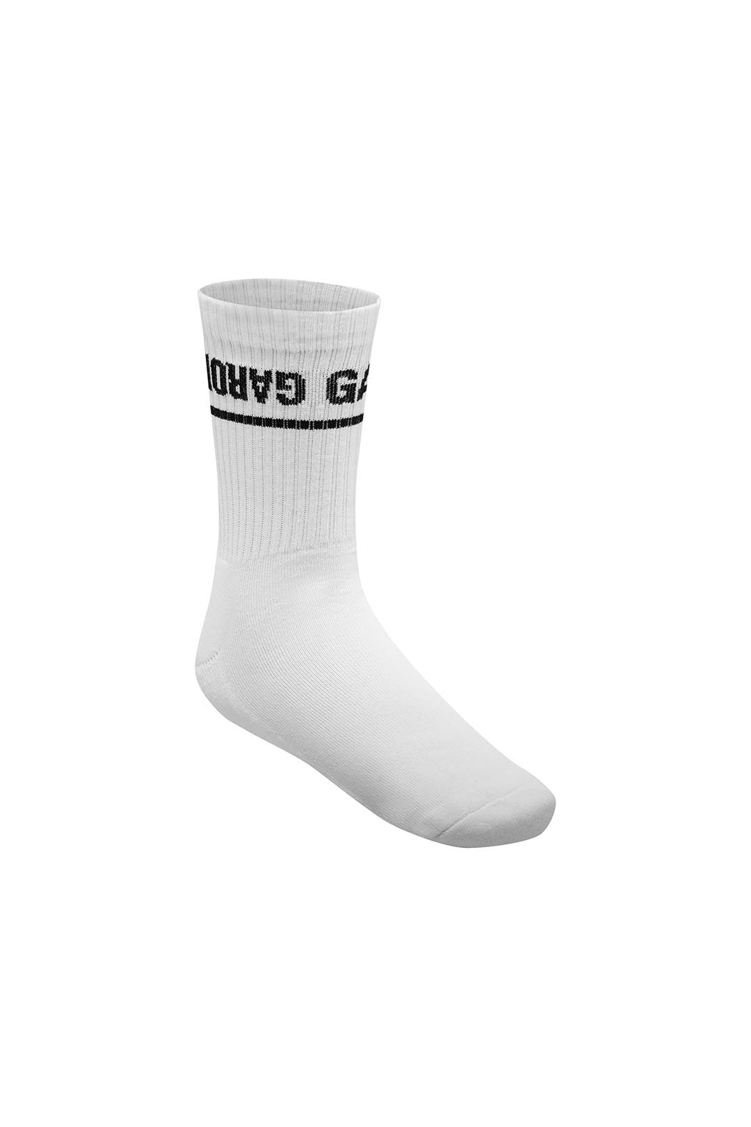 D. White Crew Socks - 2-Pack (100% Cotton)
