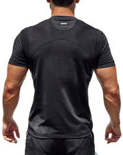 'Untrained' Athletic T-Shirt (Black/White)