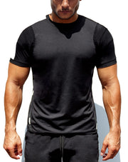 'Untrained' Athletic T-Shirt (Black/White)
