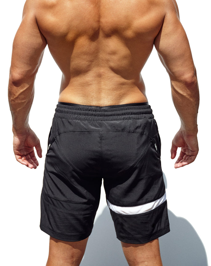 8-Inch Athletic Short (Black)