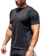'Untrained' Athletic T-Shirt (Black/White)