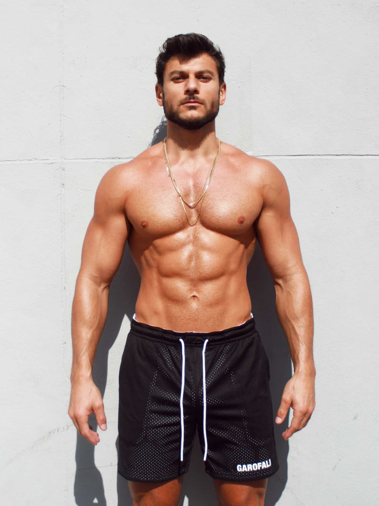 Mesh Shorts (Black/White)