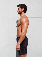 Mesh Shorts (Black/White)
