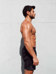 Mesh Shorts (Black/White)