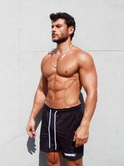 Mesh Shorts (Black/White)