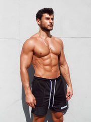 Mesh Shorts (Black/White)
