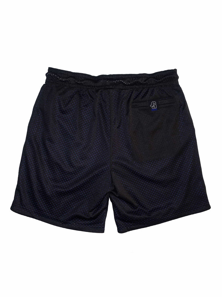 Mesh Shorts (Black/Blue)