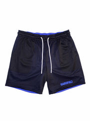 Mesh Shorts (Black/Blue)