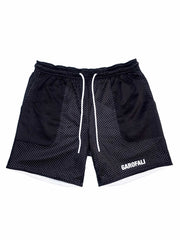 Mesh Shorts (Black/White)