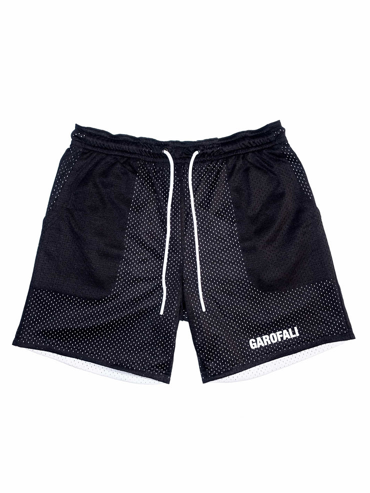 Mesh Shorts (Black/White)