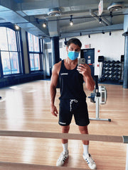Mesh Shorts (Black/White)