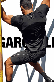 'Untrained' Athletic T-Shirt (All Black)