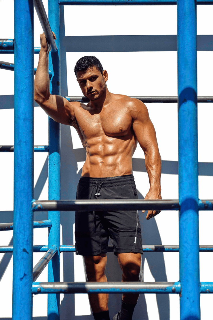 8-Inch Athletic Short (Black)