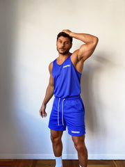 Mesh Shorts (Black/Blue)